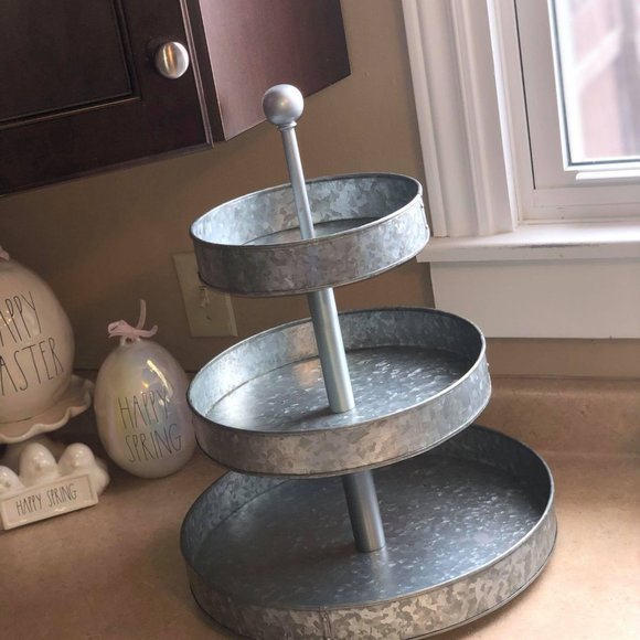 Galvanized 3 Tier Stand - Picture 2 of 2